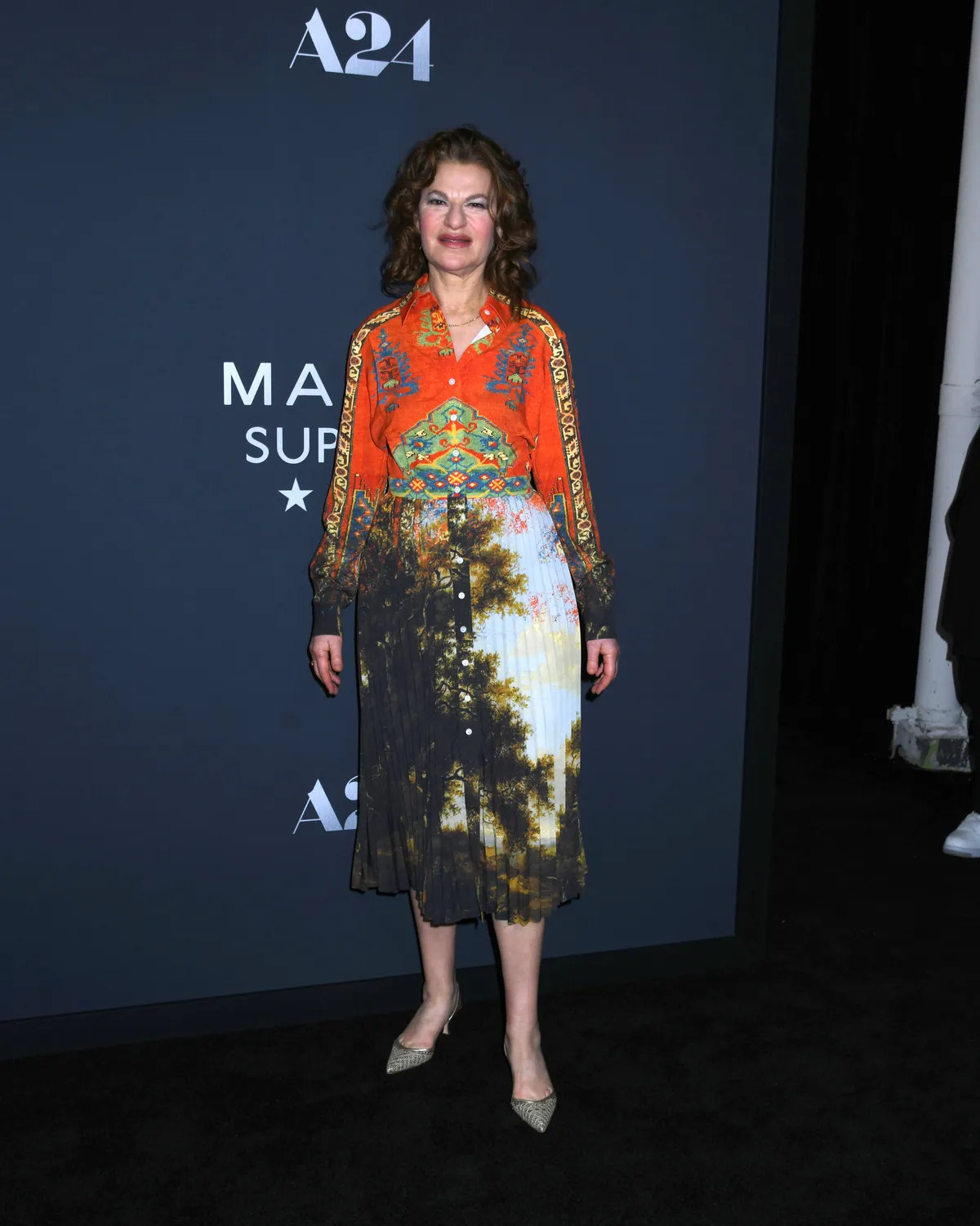 Sandra Bernhard a MArty Supreme new yorki premierjén.