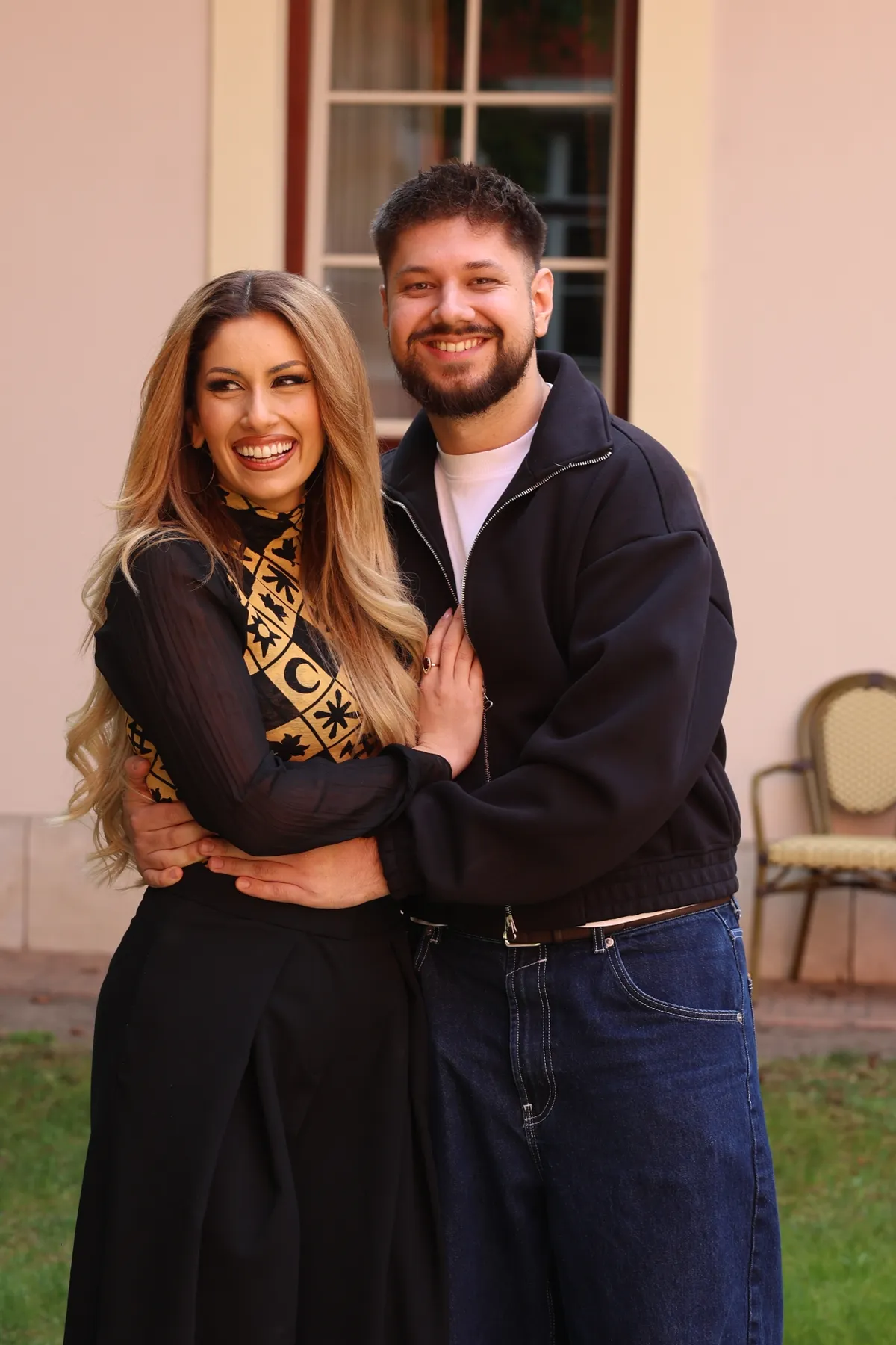 Radics Gigi és Mackó Miki szinte ragyognak a boldogságtól.