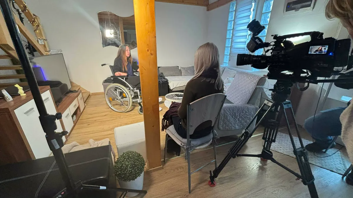 Amputált Fanni a tv2 stábjának mesélte el a tragédiáját