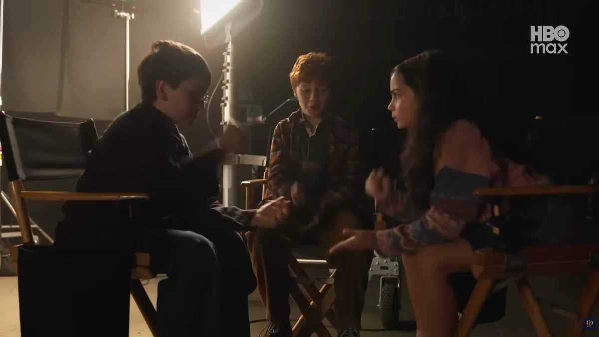 Jelenet a Harry Potter-sorozatról szóló dokumentumfilmből.