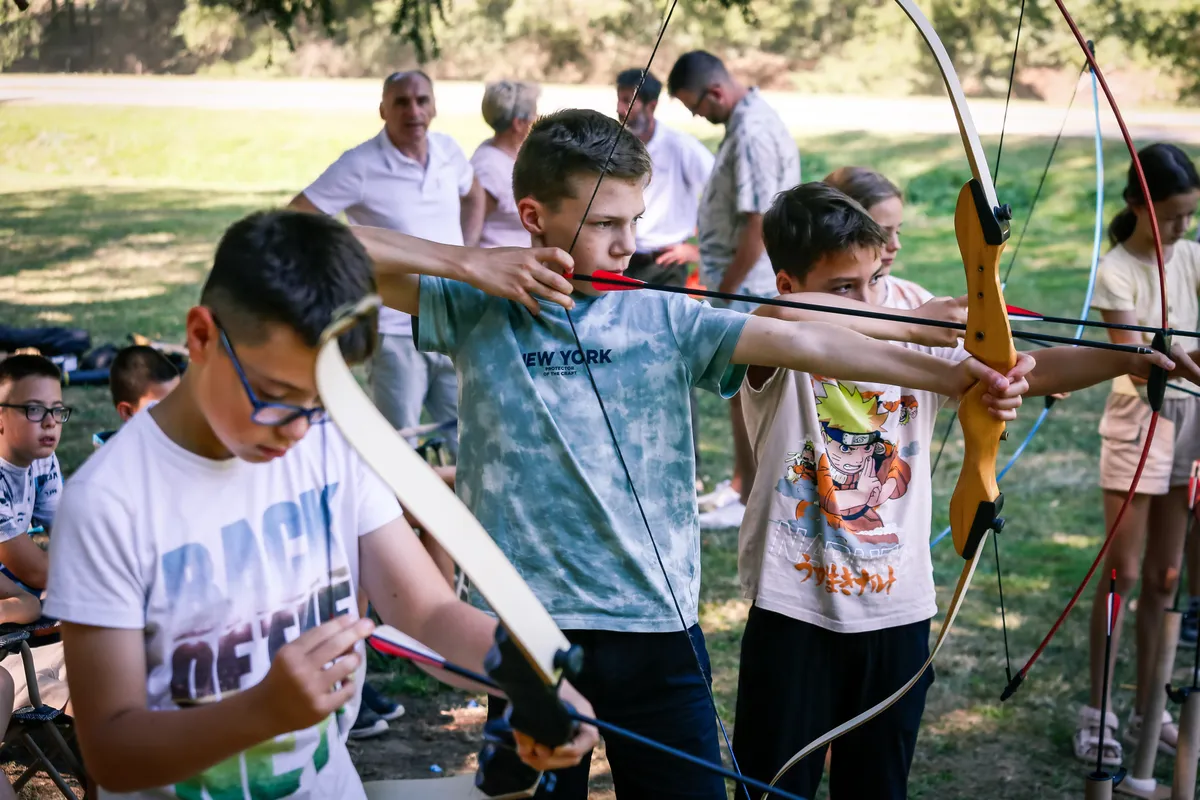 Nyári tábor az íjász gyerekeknek