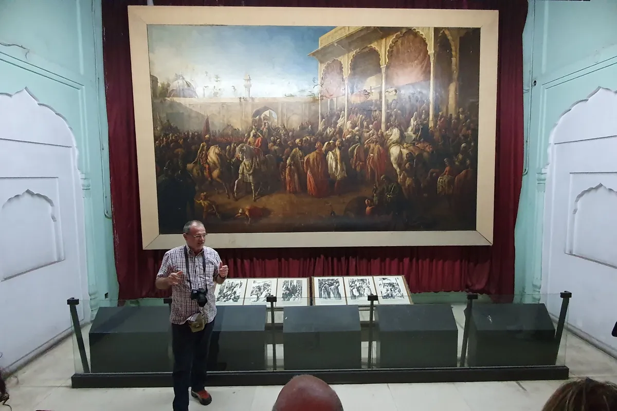 Schöfft József Ágoston festménye a lahori várban