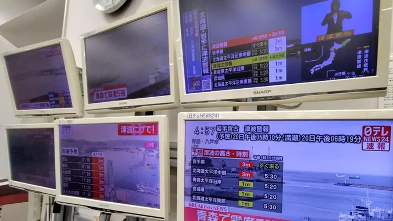 Cunamiveszély Japánban: azonnal elrendelték az evakuálást