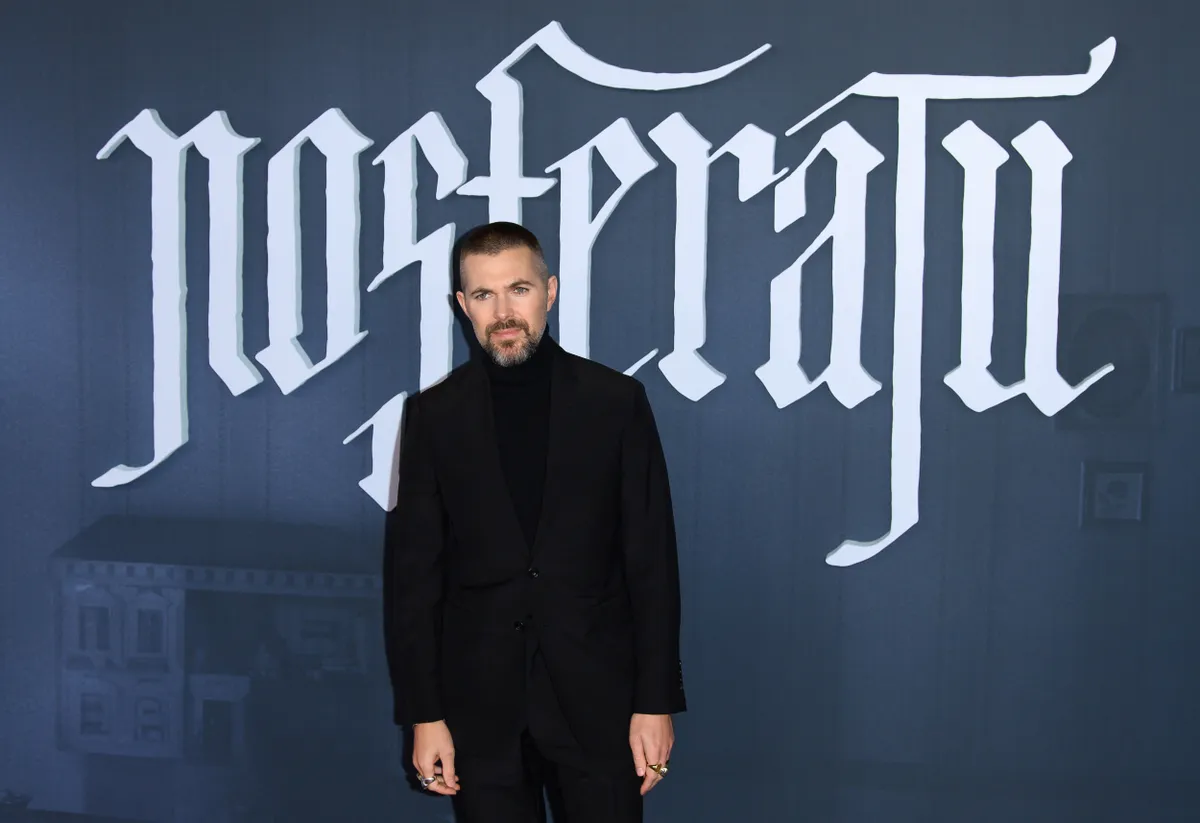 Robert Eggers a Nosferatu rendezője a film premerjén.