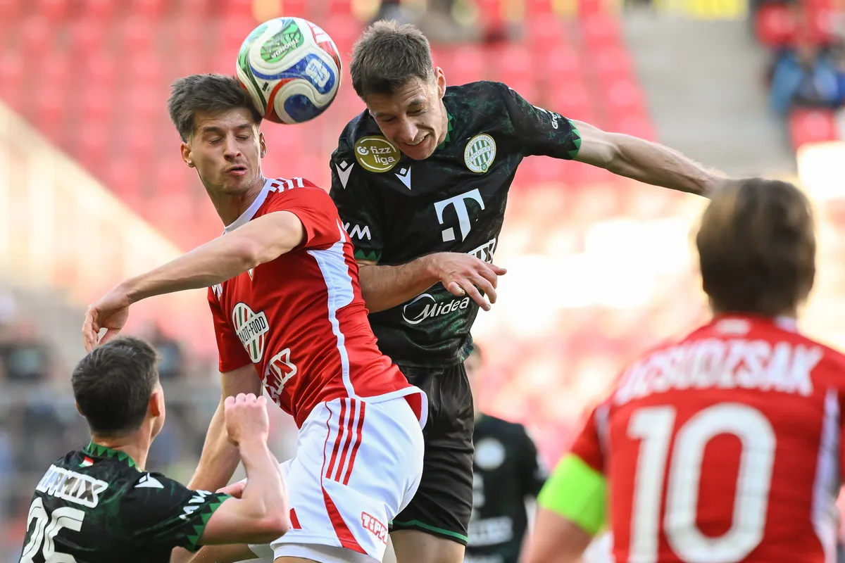 Corbu Máriusz (feketében) két gólt szerzett Debrecenben