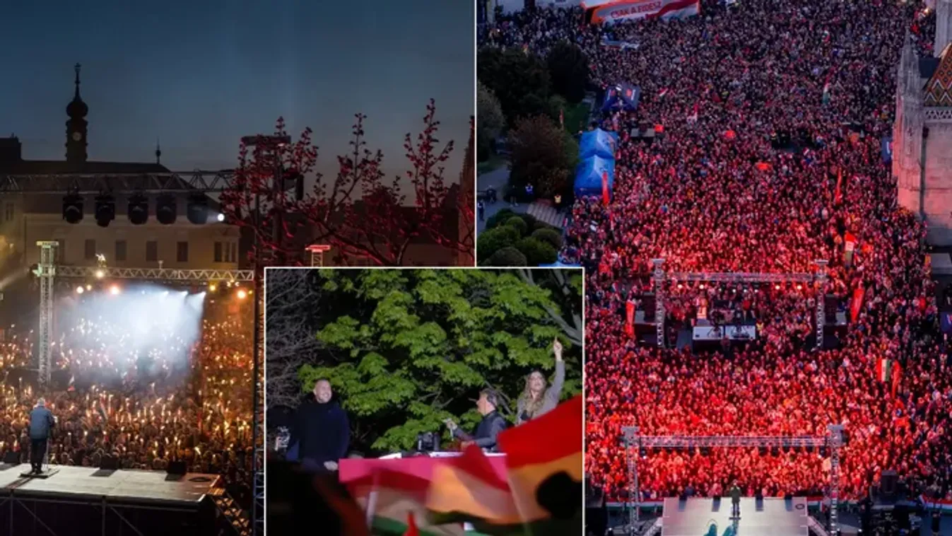 Azt hittük, vége, de ekkor jött a meglepetés: Curtis, Dér Heni és Cooky kampánydala tarolt a Szentháromság téren!