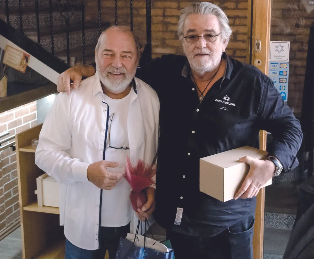 Molnár György Elefánt és Trunkos András jó barátok sok évtizede 