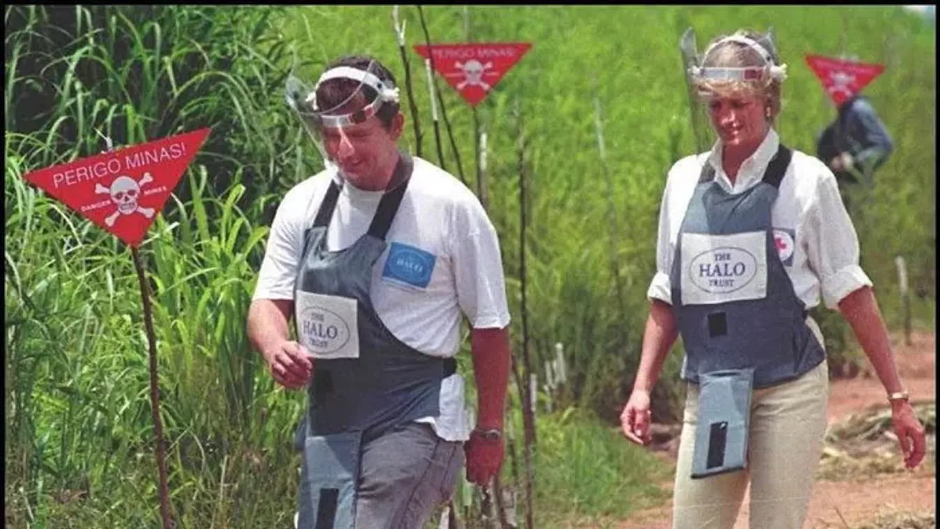 Sohasem látott felvétel került elő Diana hercegnőről a halála előtti időből