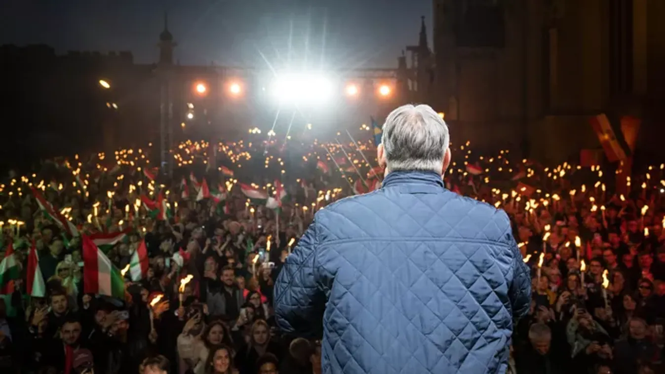 Ezt muszáj megnézned: Orbán Viktor fantasztikus képet mutatott a kampányzáróról