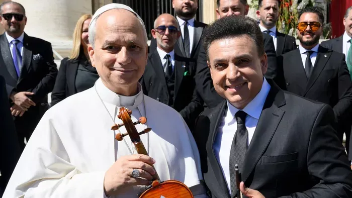 Mága Zoltán a pápa előtt is játszhatott