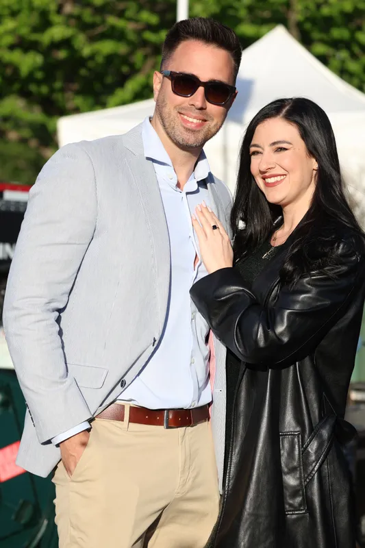 Stana Alexandra párja boldogan kísérte el a táncosnőt a fellépésre.