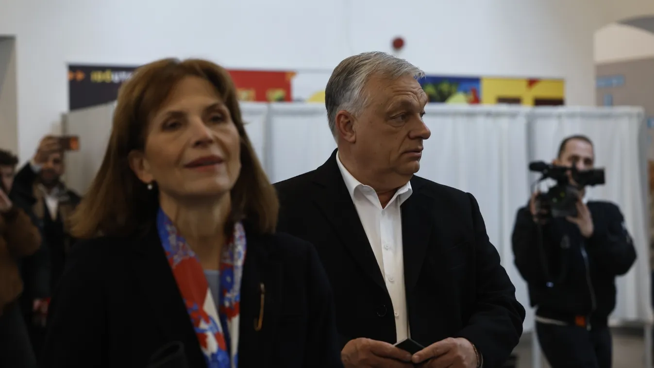 Választás 2026
Orbán Viktor és lévai anikó szavaz