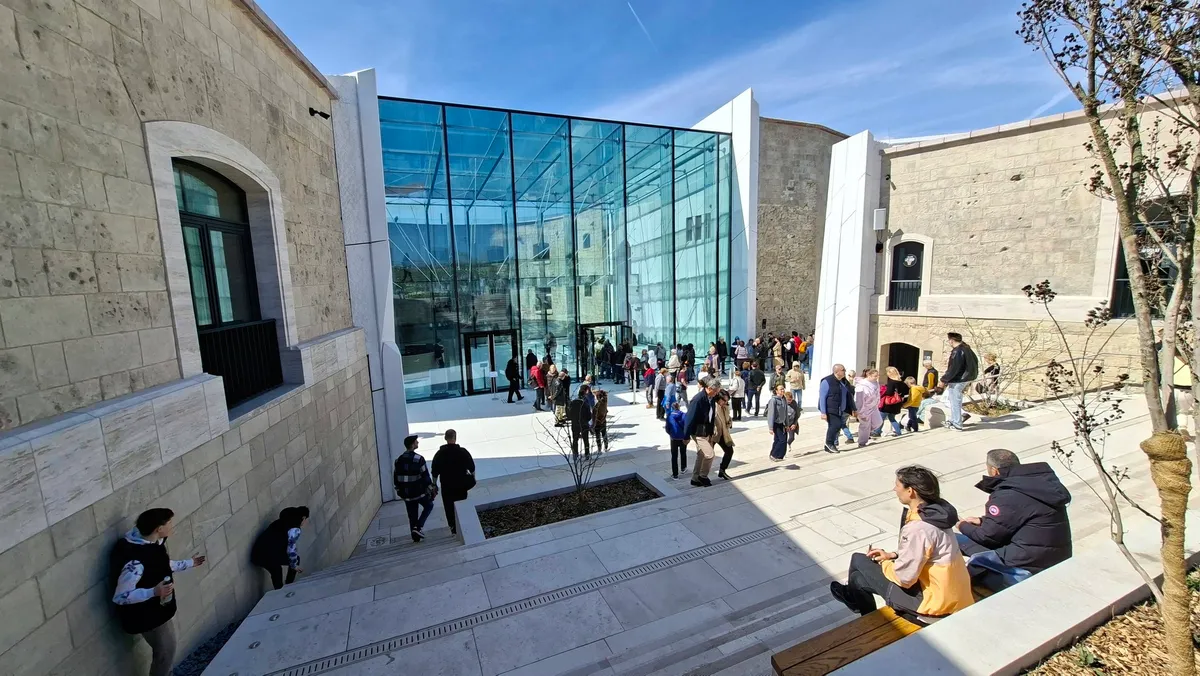 A felújított Citadella kiállítási helyszíne.