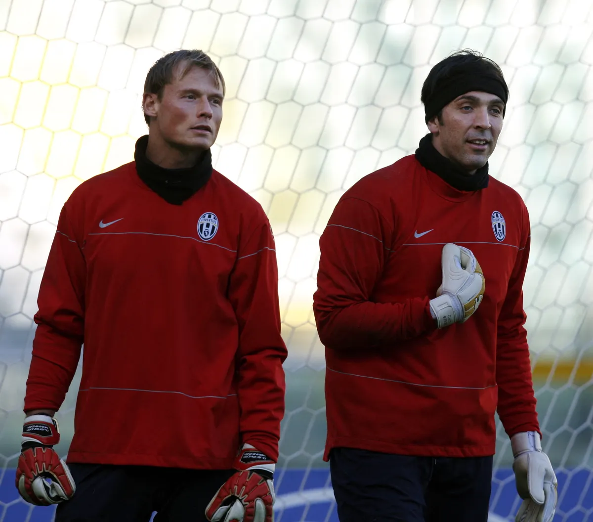 Alex Manninger (balra) évekig volt Gigi Buffon kapustársa a Juventusban