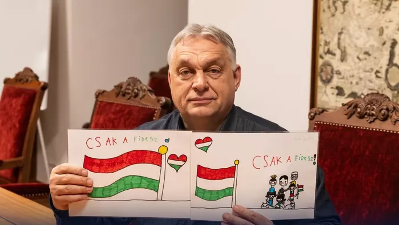 Kedves ajándékot kapott Orbán Viktor