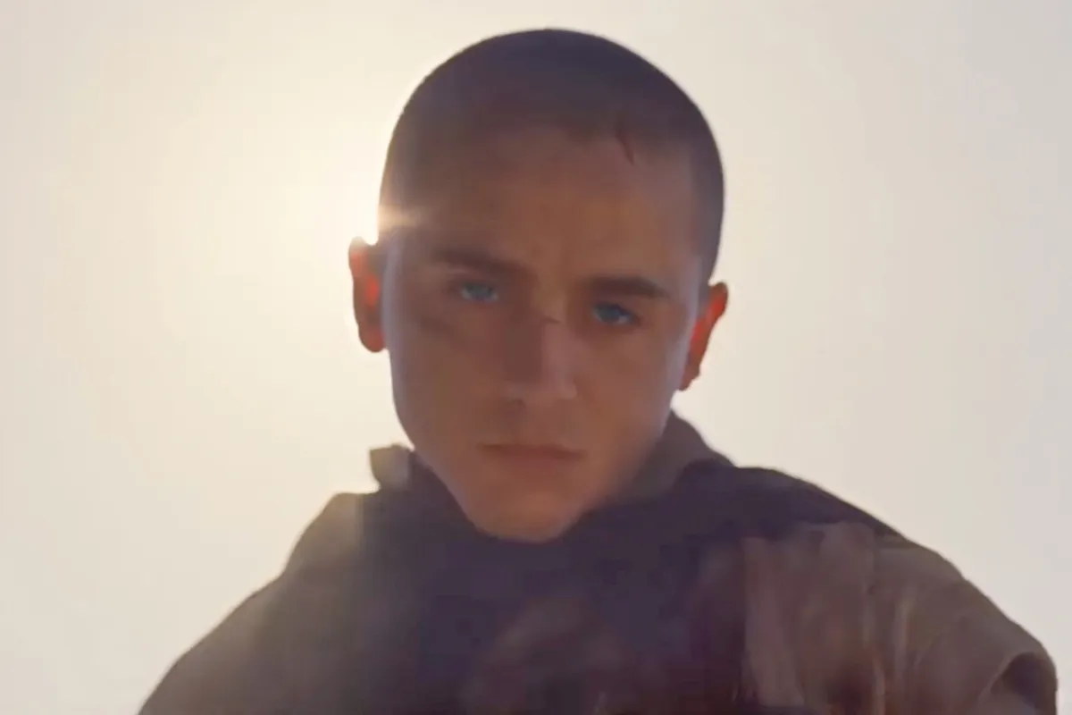 Timothée Chalamet a Dűne harmadik részében. 
