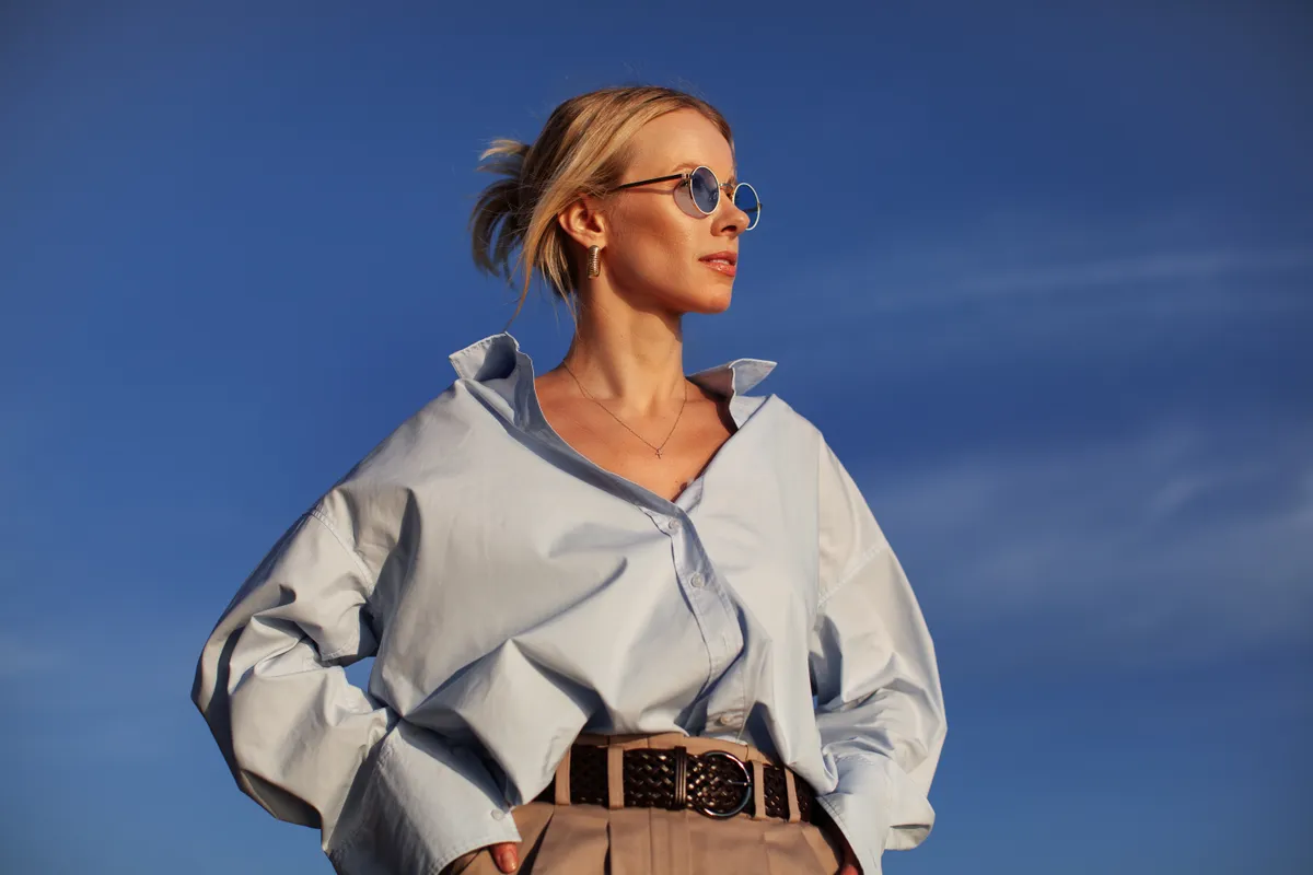 Egy stílusos nő, aki számára fontos a divat 40 felett is.