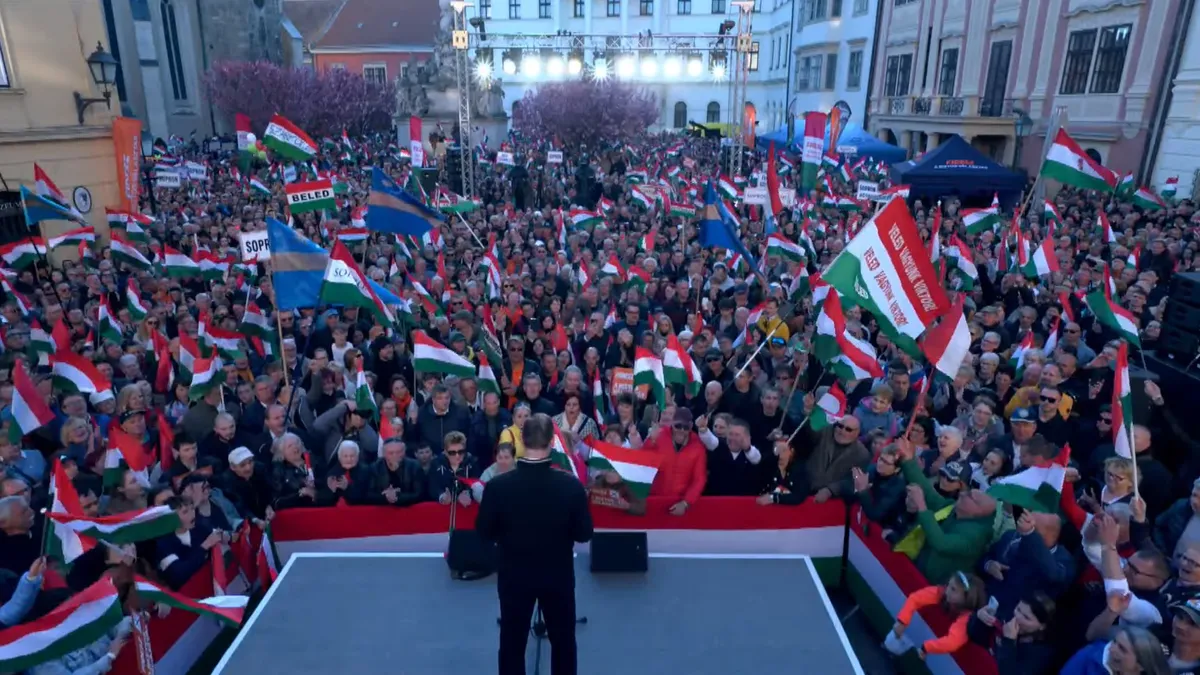 Orbán Viktor Országjárás Sopron 2026.04.08.
Barcza Attila