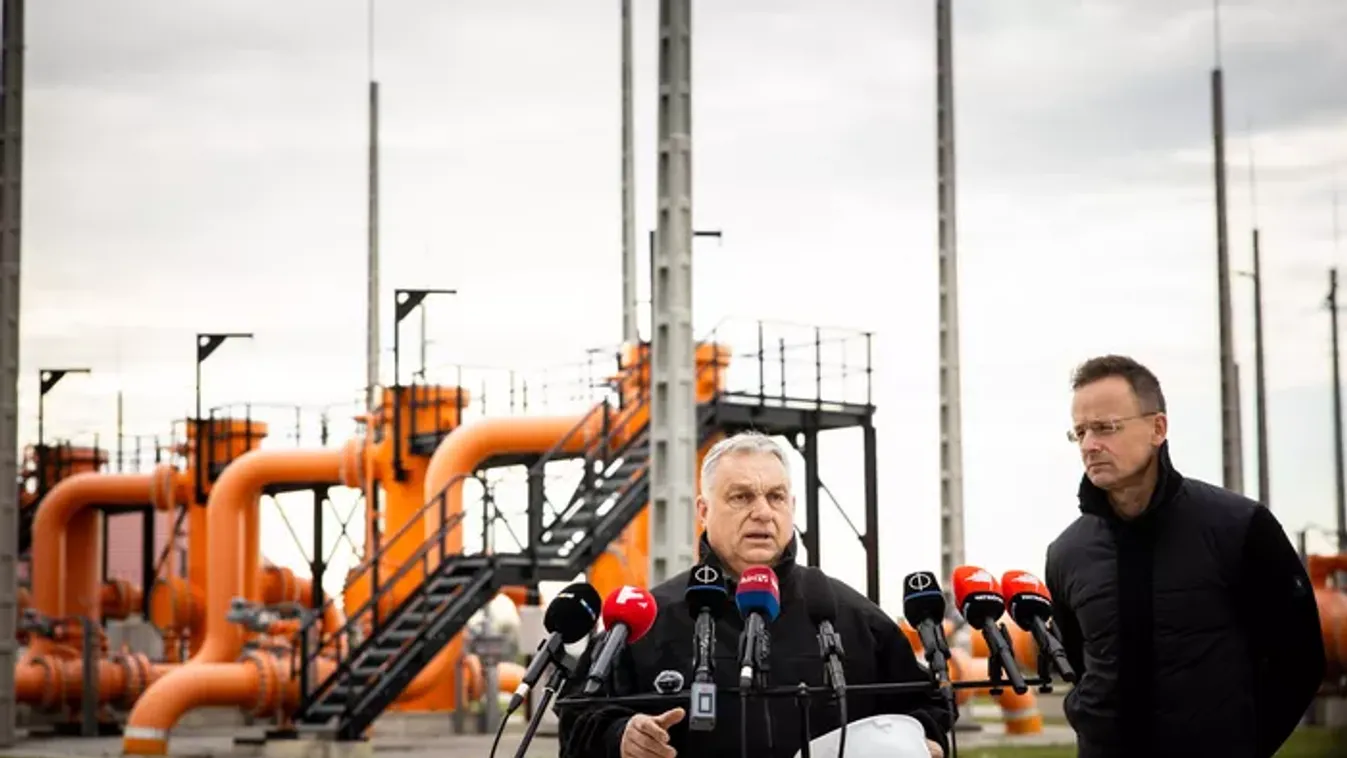 Orbán Viktor: Magyarország gázellátása egyelőre nincs veszélyben