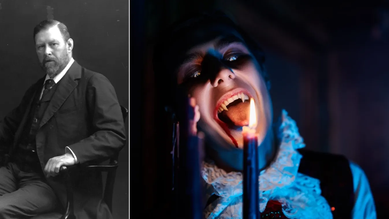 Bram Stoker és egy Drakula-imitátor