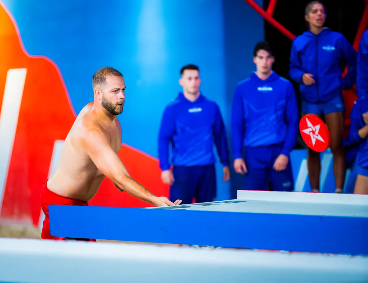 Kenderesi Tamás már mer félmeztelenül versenyezni az Exatlonban. 