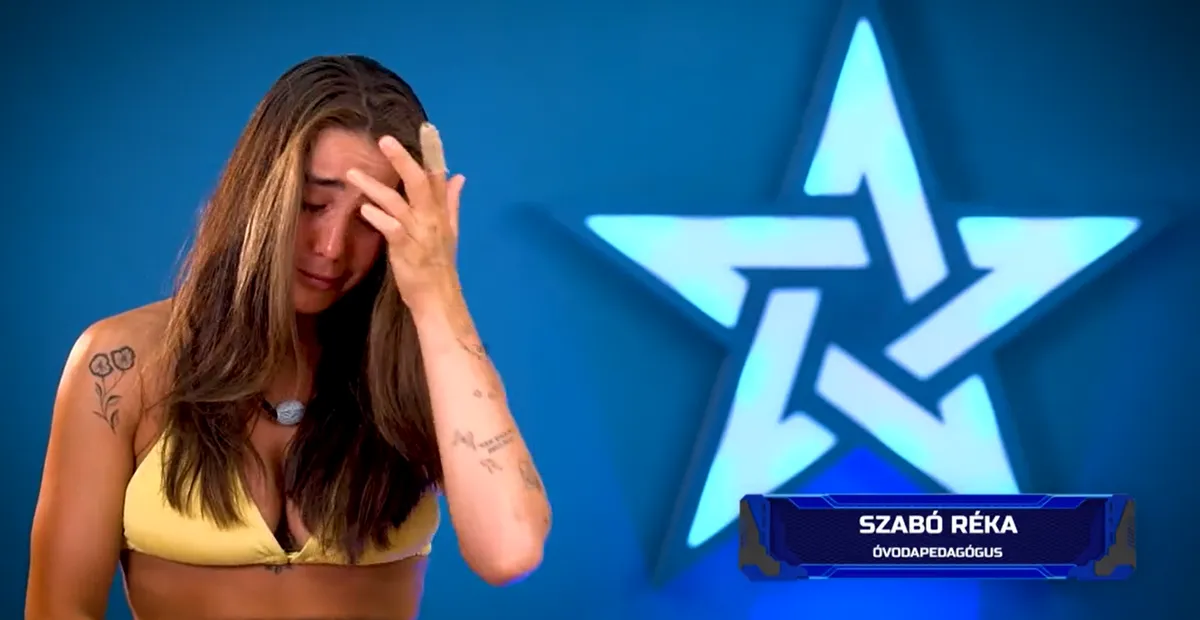 Szabó Réka, az Exatlon Hungary versenyzője a kamerák előtt omlott össze