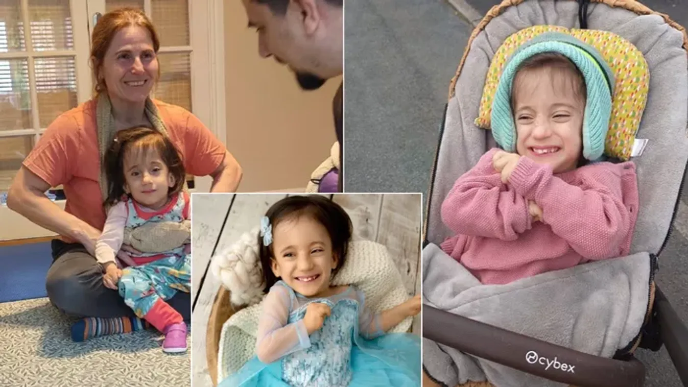 "Végig csacsogja és mosolyogja Emmus a fejlesztéseket" – intenzív fejlesztő terápia miatt Angliába utazott Emma, a koraszülött kislány