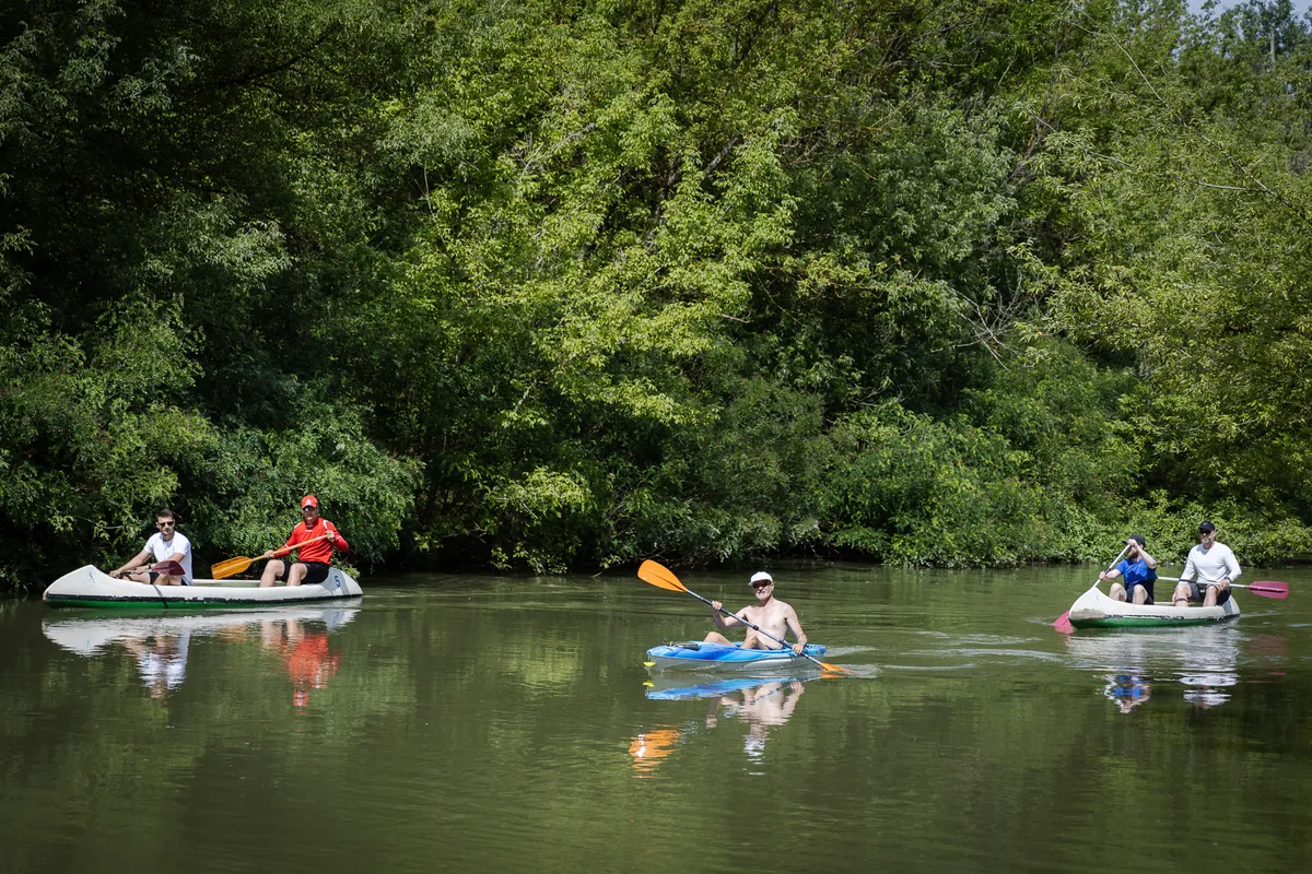 Tisza-tó kenuval