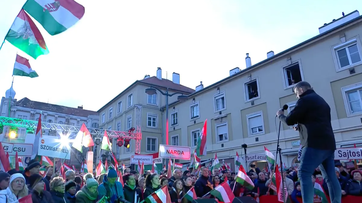 Orbán Viktor Országjárás Szombathely 2026.04.02.
Vámos Zoltán