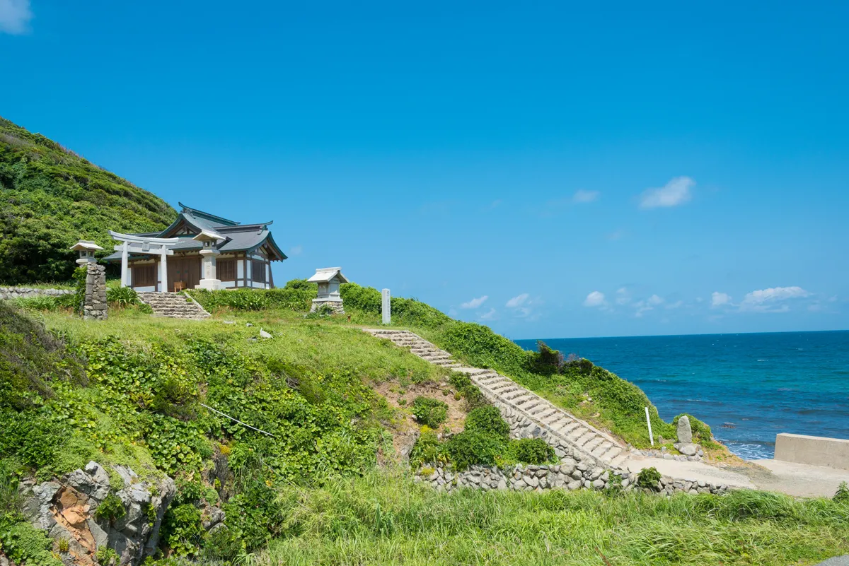 A nők számára tiltott japán Okinoshima-sziget.