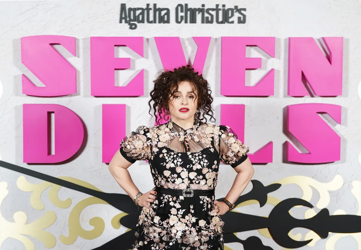 Helena Bonham Carter A hét számlap rejtélye premierjén.
