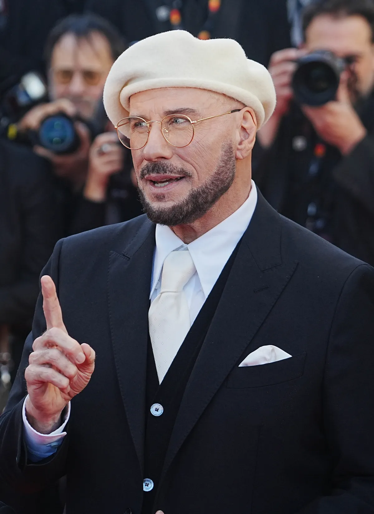 John Travolta a Cannes-i Filmfesztiválon.
