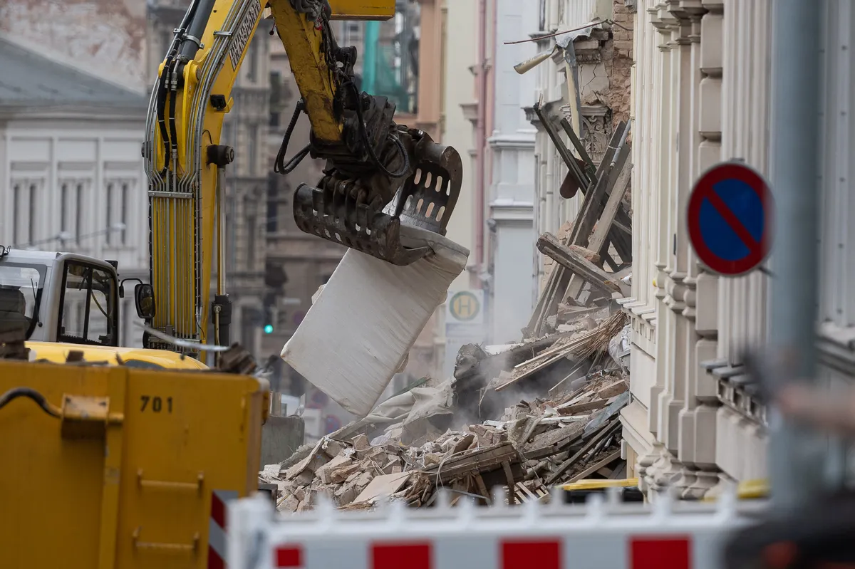 House collapse in Görlitz