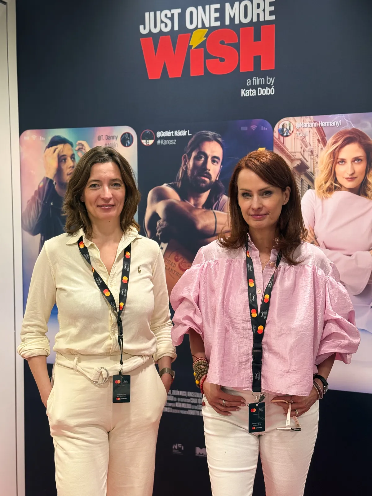 Helmeczy Dorottya és Dobó Kata Cannes-ban.