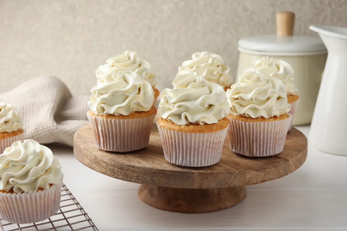 Vaníliás cupcake a tavaszi desszertek közül.
