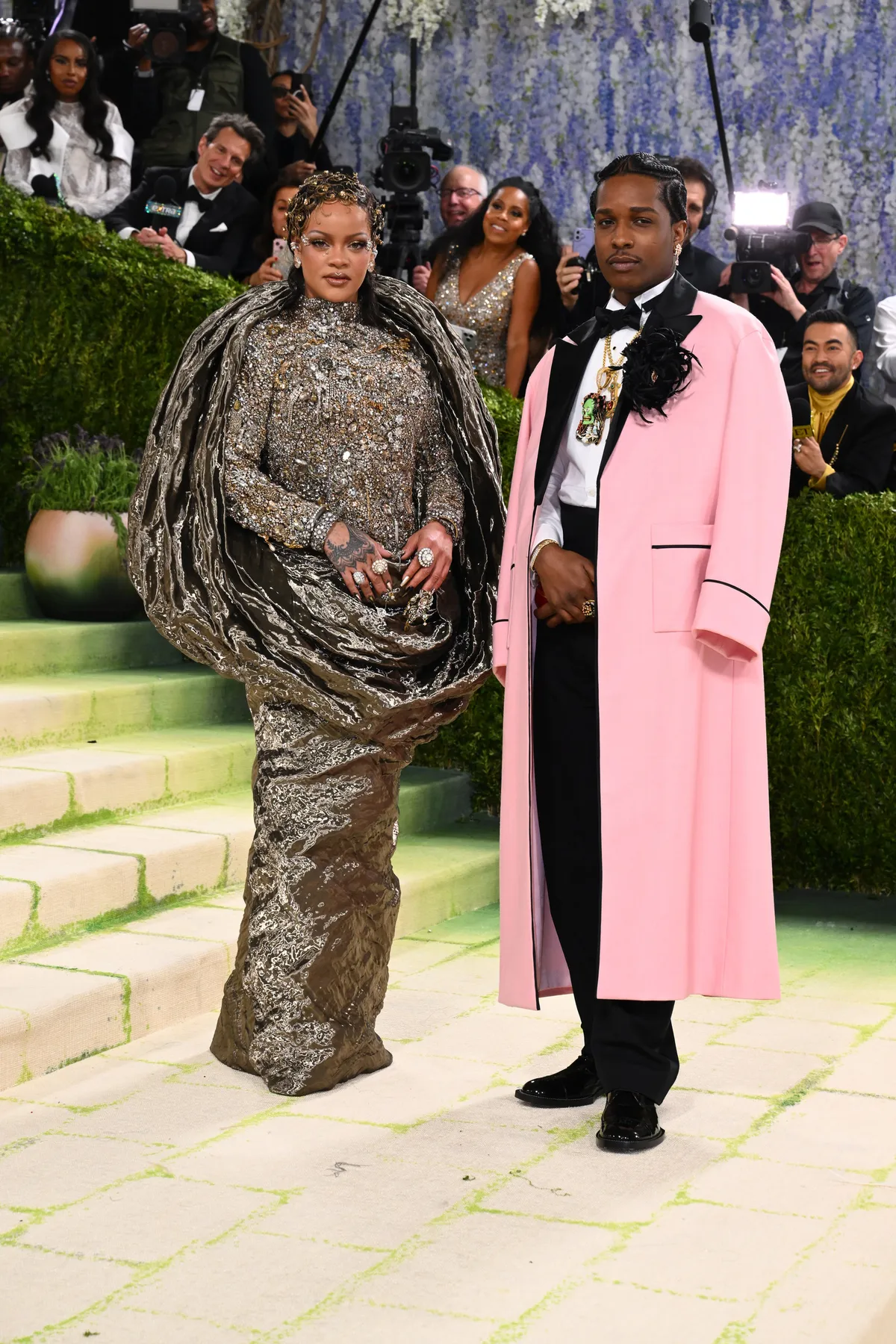 Met-Gála 2026: Rihanna és A$AP Rocky úgy álltak egymás mellett, mintha idegenek lennének.