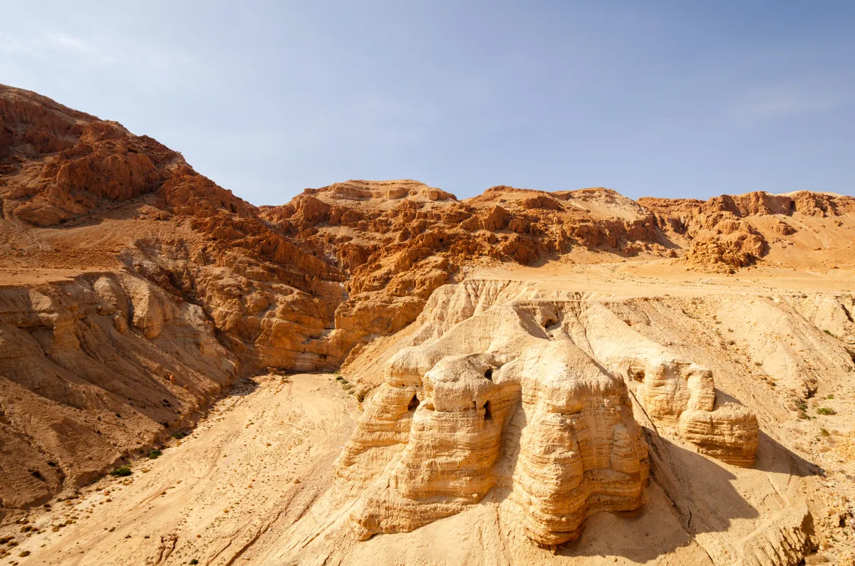 Qumran barlangjai Izraelben.