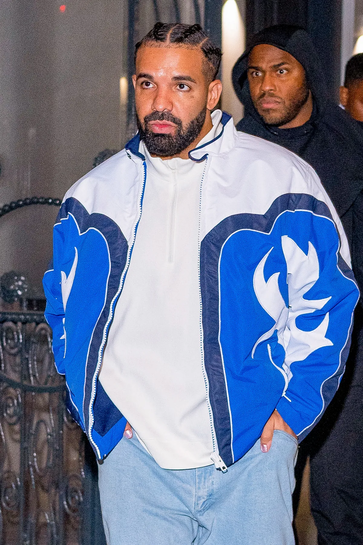 Le rappeur canado-américain Drake au restaurant L'Avenue pour une soirée privée, avenue Montaigne, à Paris