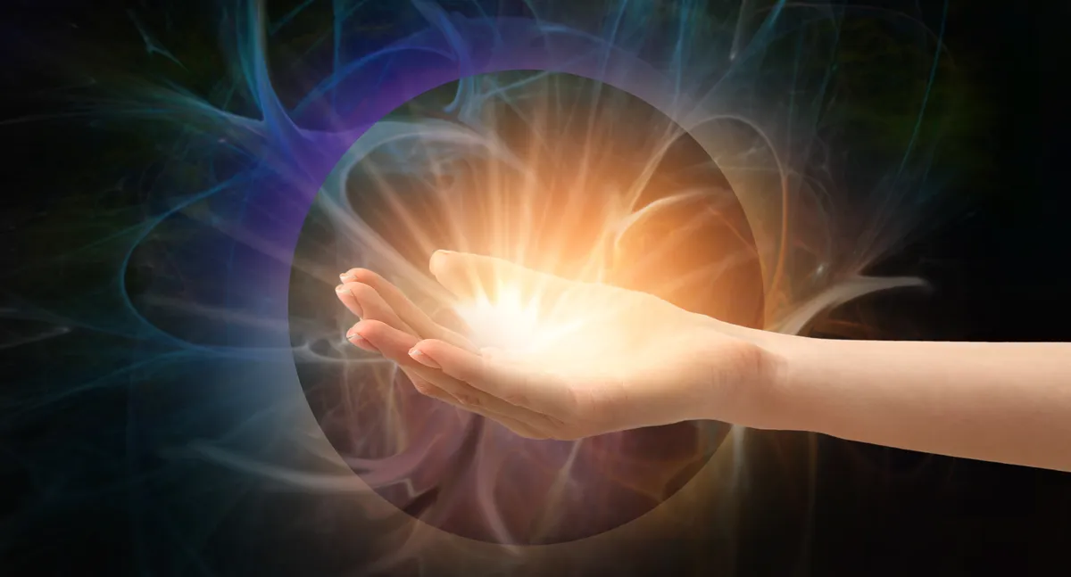 Spirituális kép a karma illusztrálására