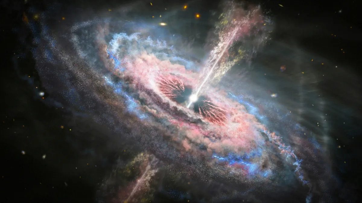 Két fekete lyuk is lehet a galaxis centrumában