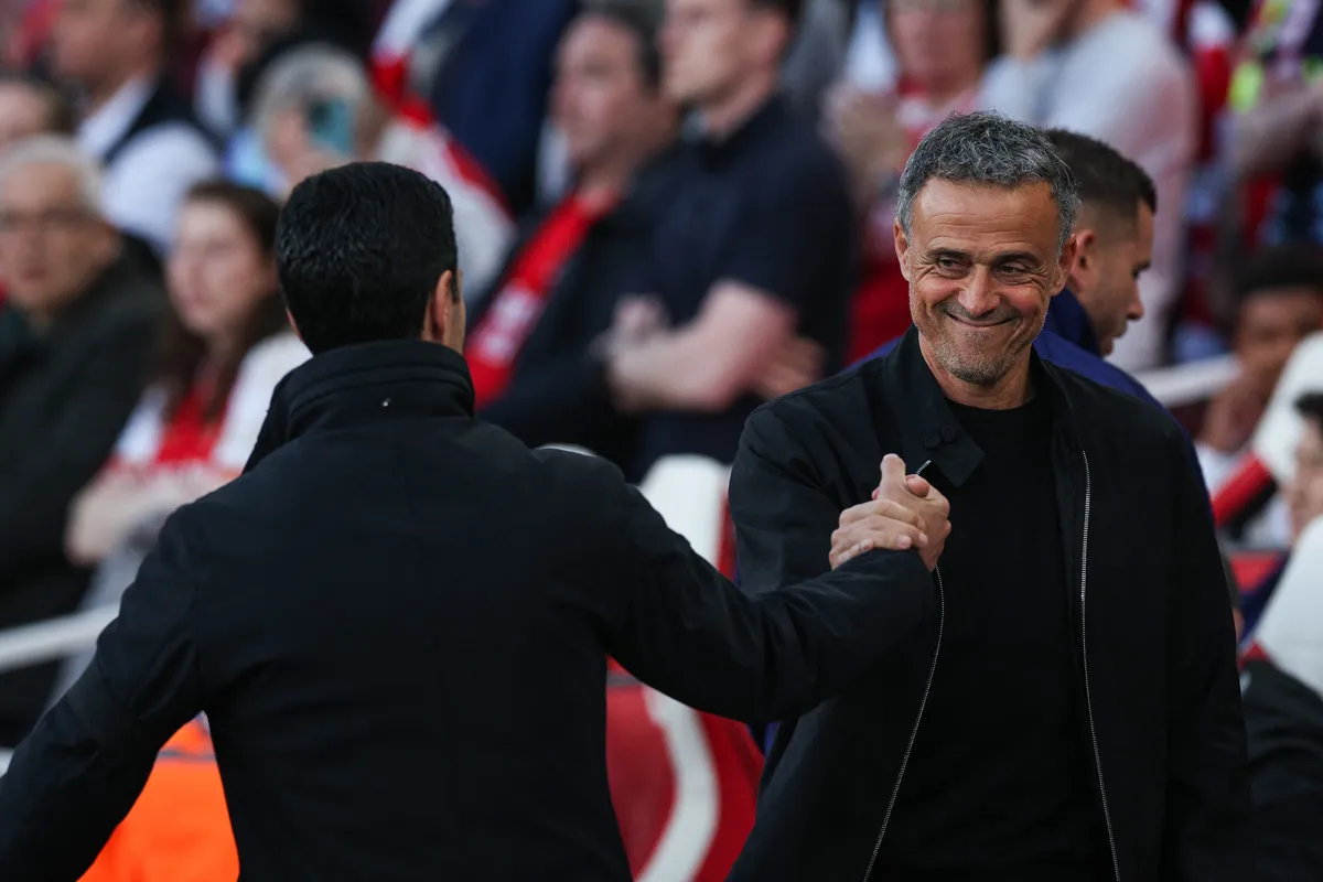 Arteta és Luis Enrique