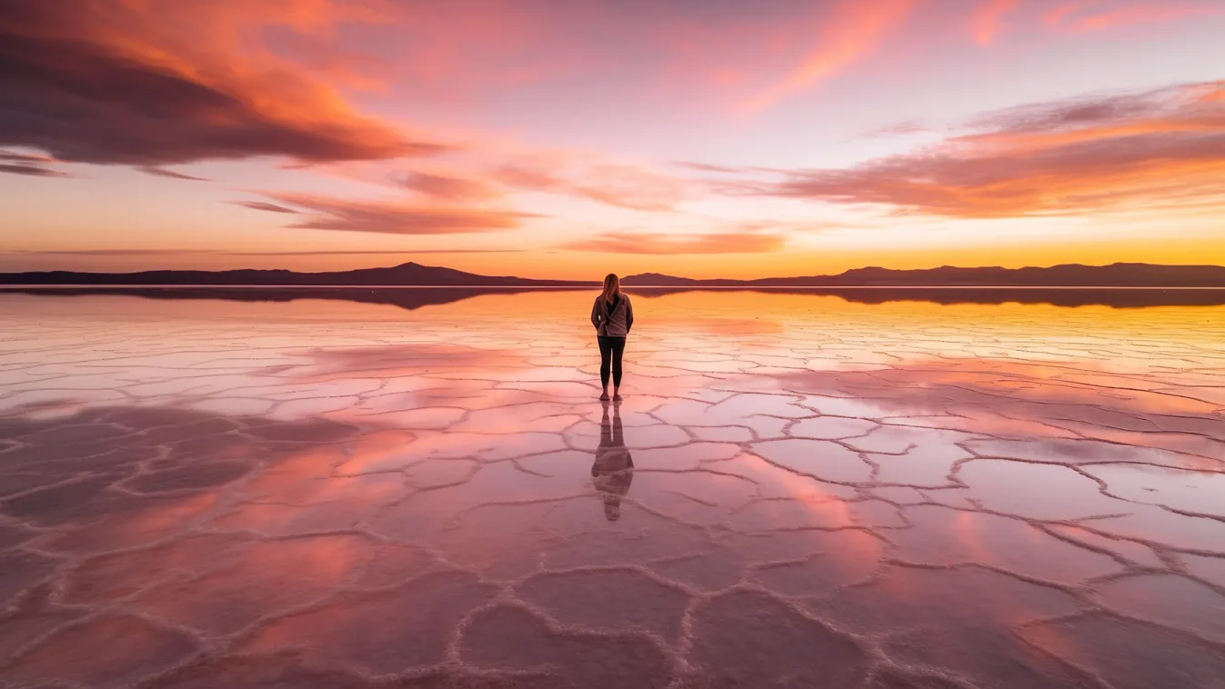 A Salar de Uyuni Bolivilában