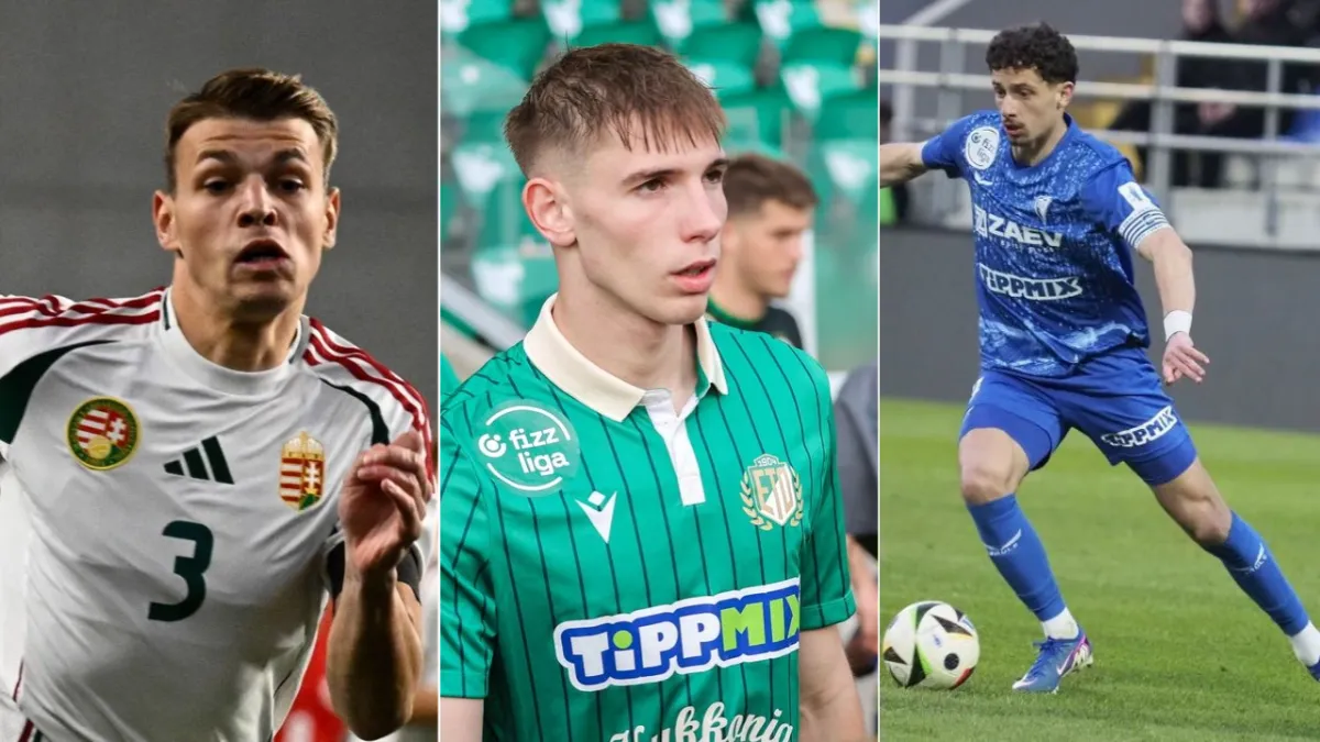 Markgráf Ákos, Tóth Rajmund és Szendre Norbert a magyar válogatott újoncai