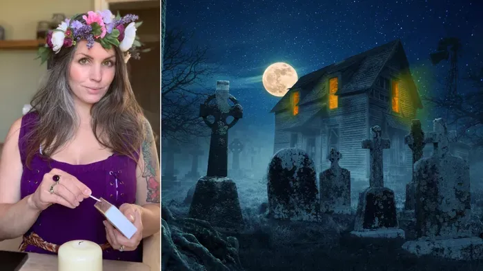 Csecsemők szellemei védenek egy temetőben élő boszorkányt