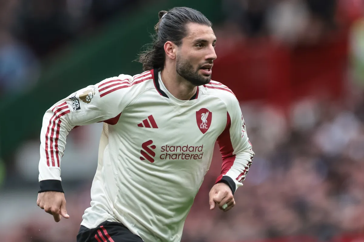 Szoboszlai Dominik a Manchester United-Liverpool mérkőzésen