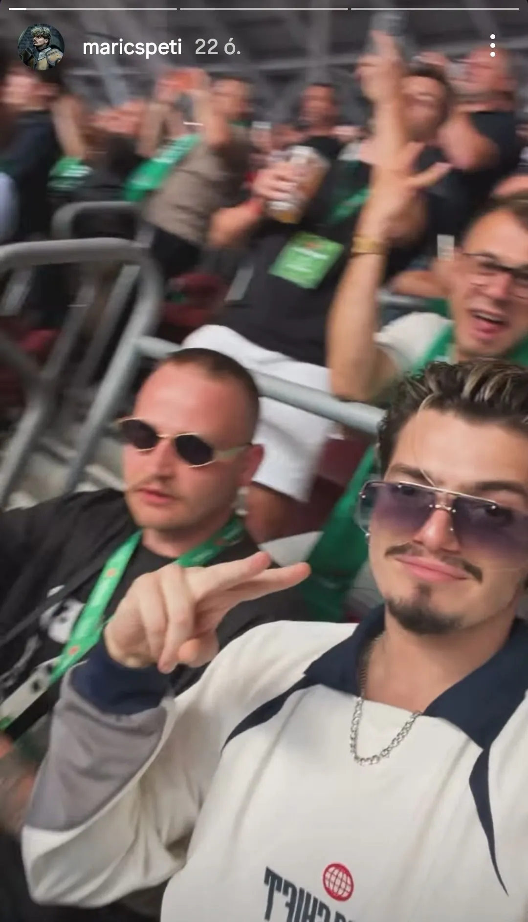Marics Peti számára nem volt kérdés, hogy a BL-döntőt a Puskás Arénában nézi.