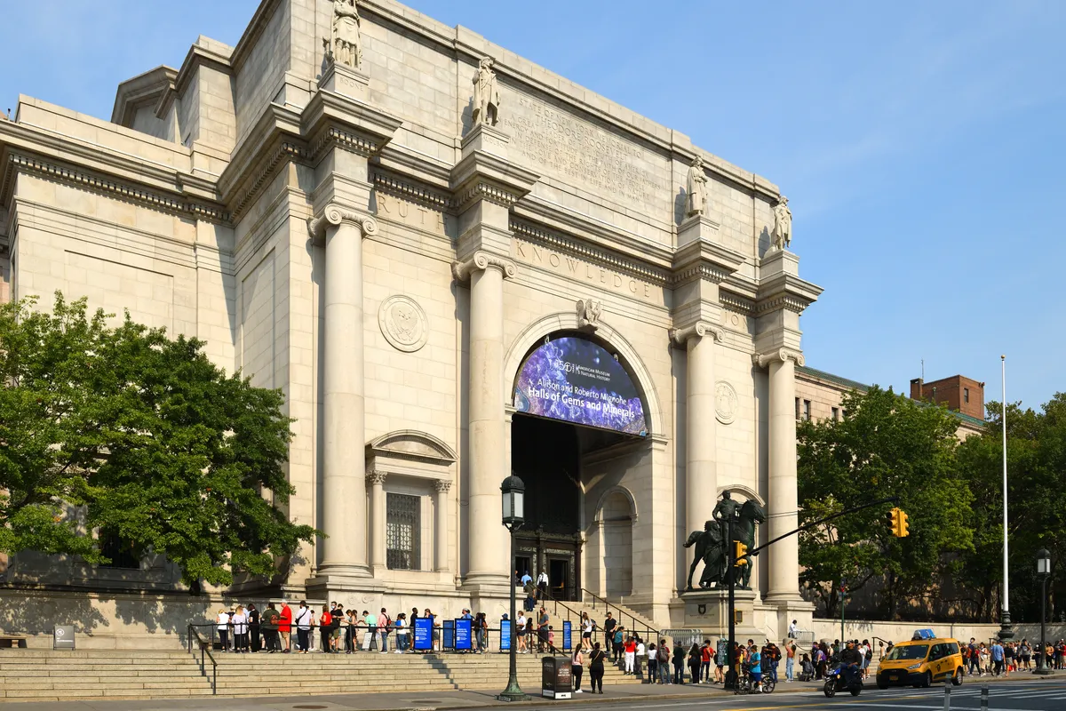 Az Amerikai Természettudományi Múzeum épülete New Yorkban.