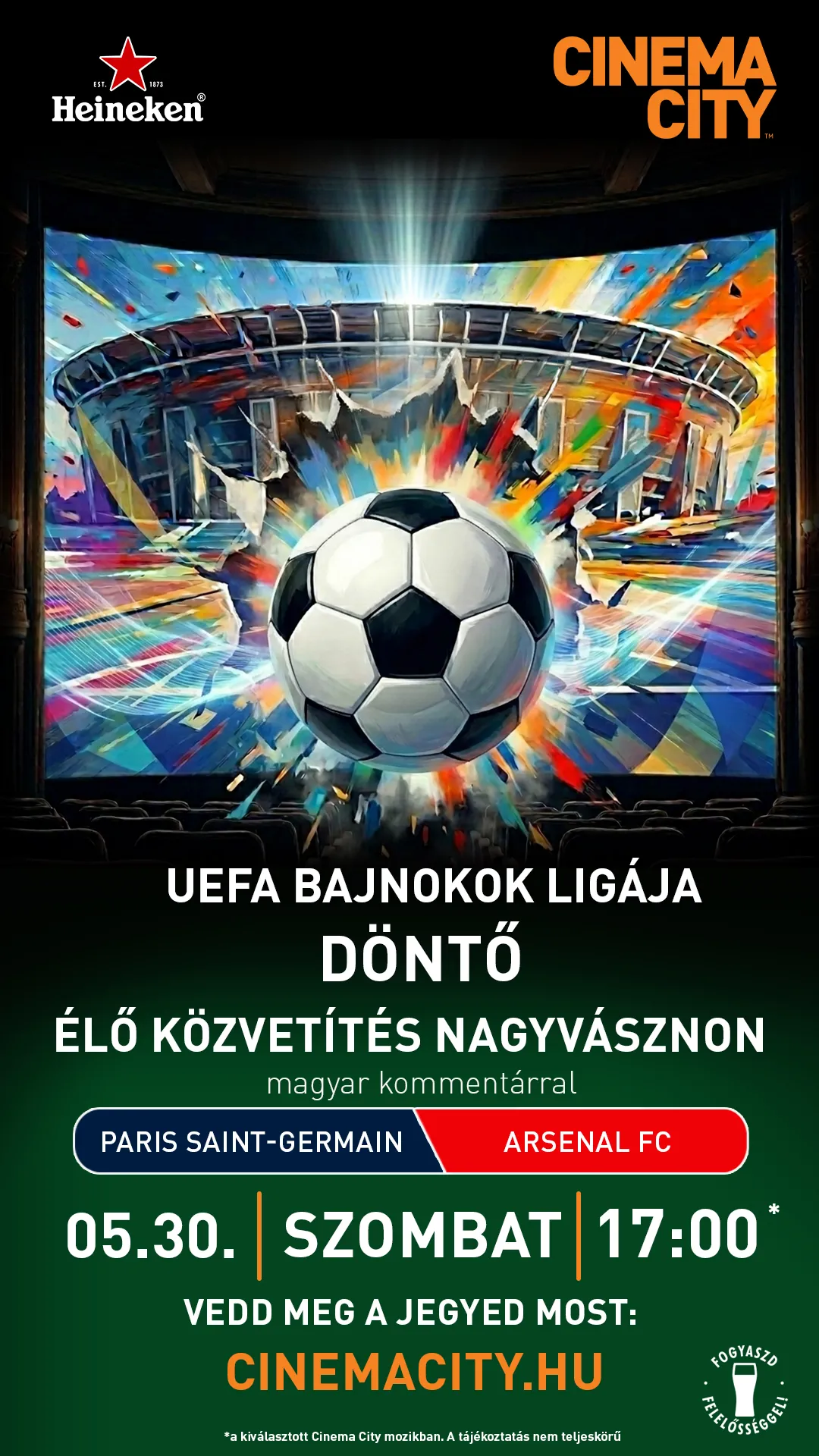 PSG Arsenal BL döntő