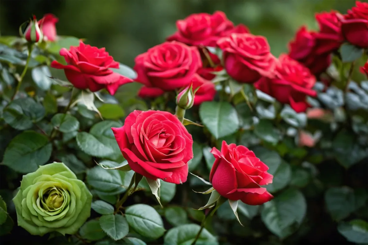 Red,Roses,Blooming,Part,Three