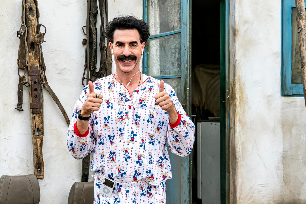 Sacha Baron Cohen a Borat című filmben.